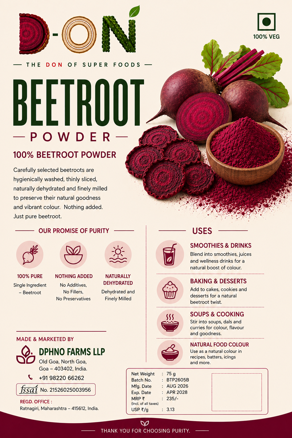 Beetroot Powder