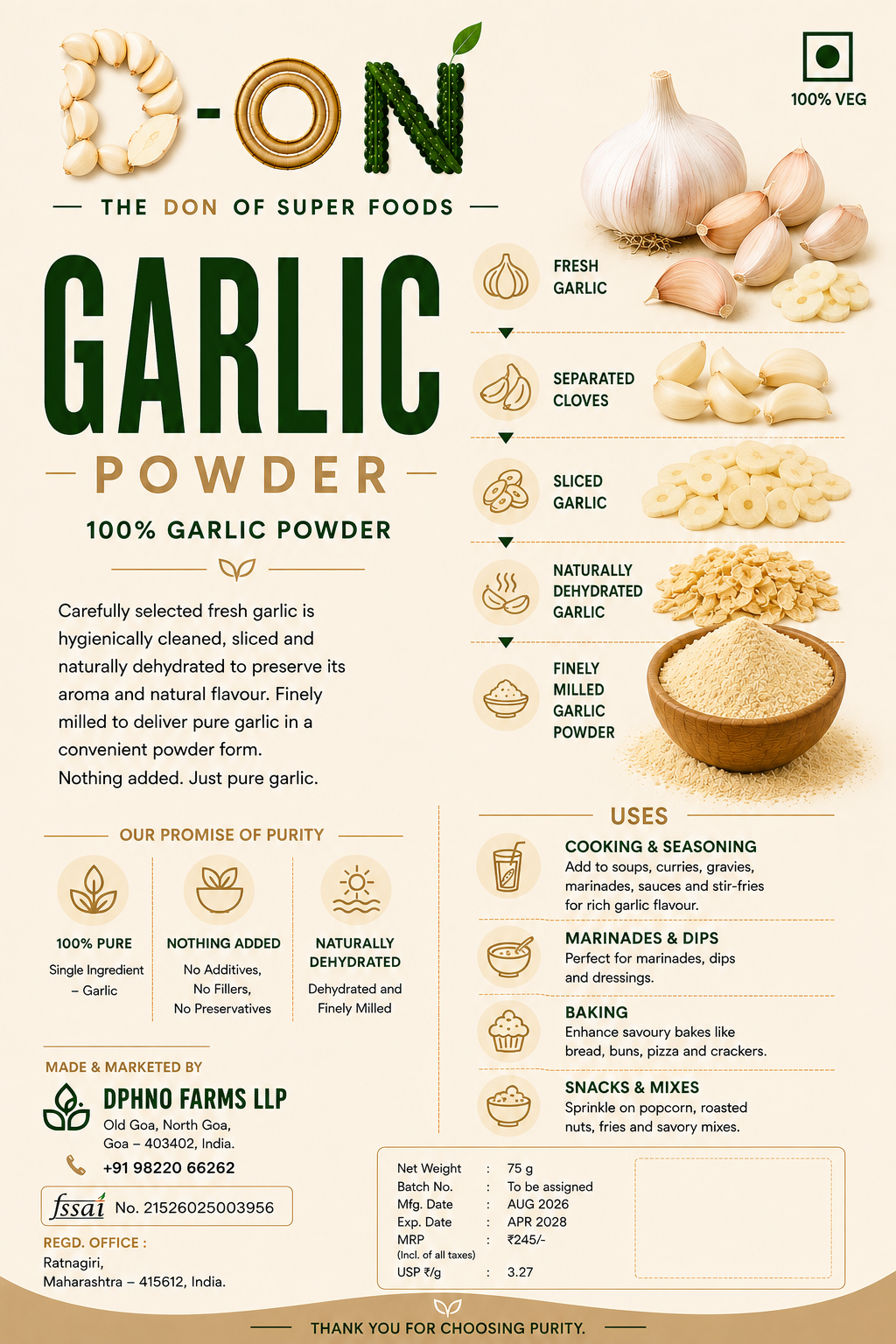 Garlic Powder pack — view 2